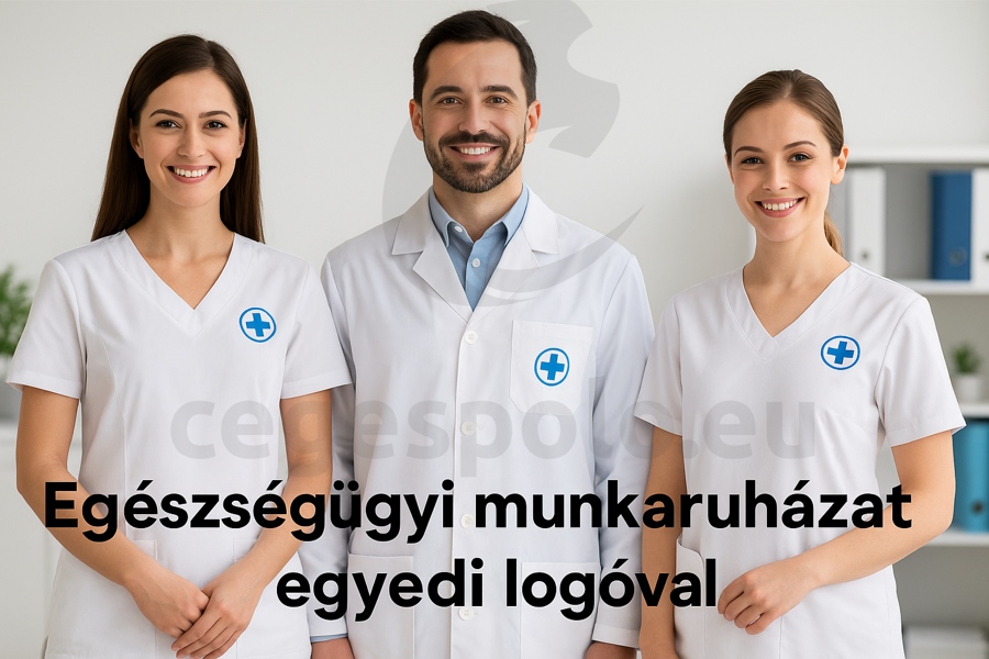 Egészségügyi munkaruházat egyedi logóval